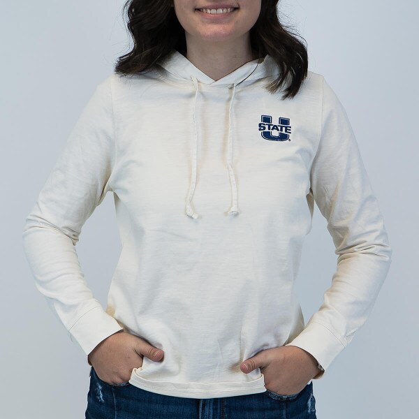 Tommy Bahama, White, U-State, Hoodie, Women's